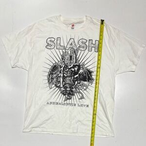 Slash Apocalyptic Love 2012 Graphic T Mens XL White Hanes Comfortsoft Original‎